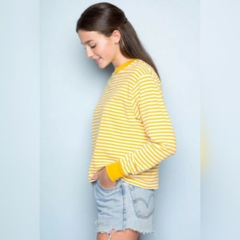 Brandy Melville Gretchen Striped Long Sleeve Top
